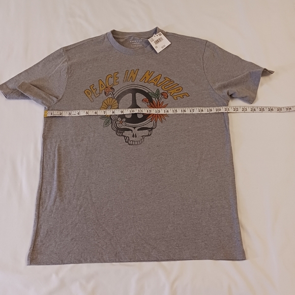 American Eagle Men's Super Soft Peace in Nature Graphic T-shirt Size Medium - Picture 7 of 8